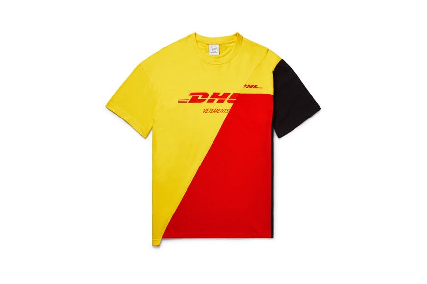 Dhl vetements shirt clearance